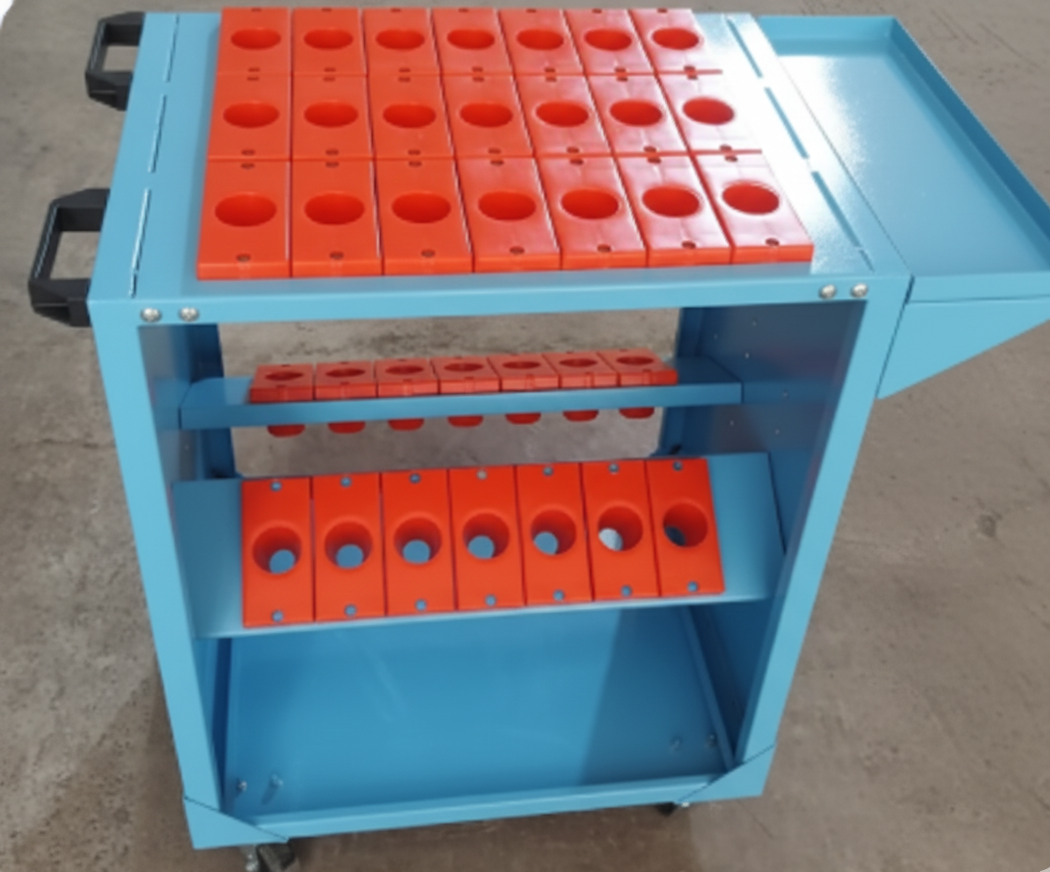 CNC Tool Trolley - Black/Red