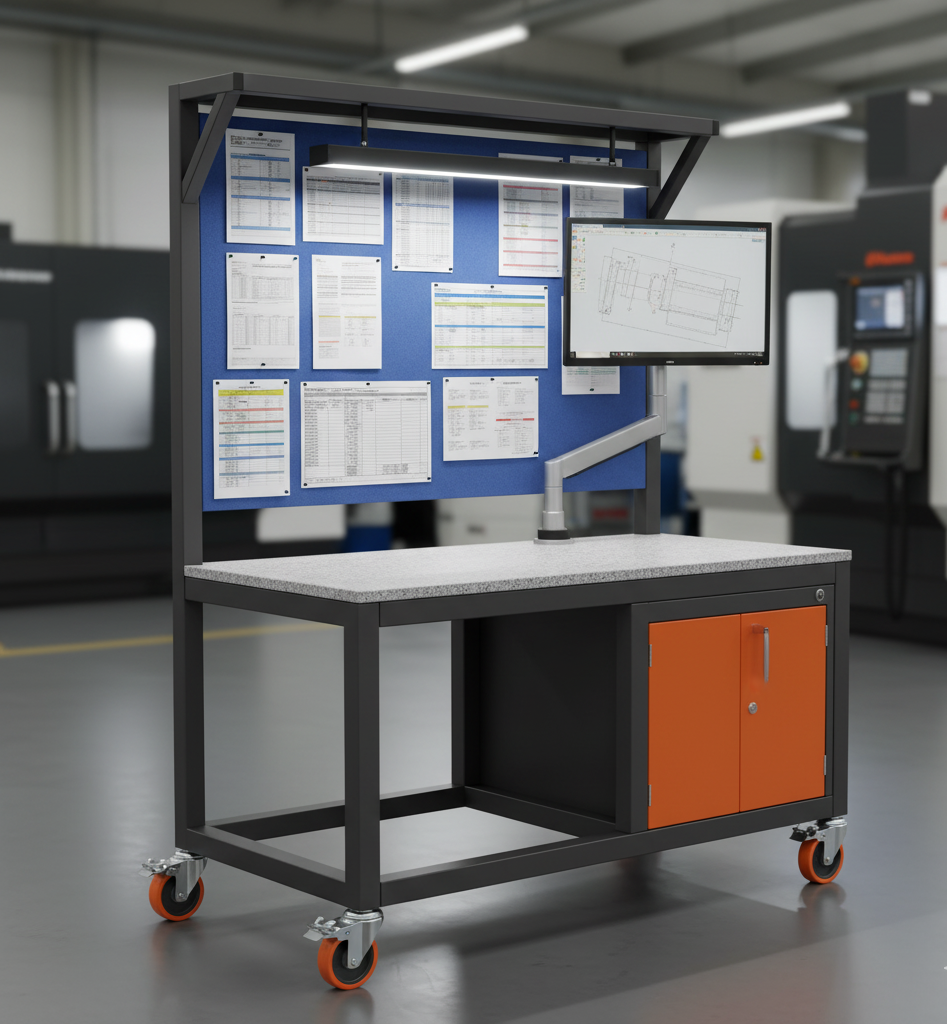 BT40 Tool Holder Trolley