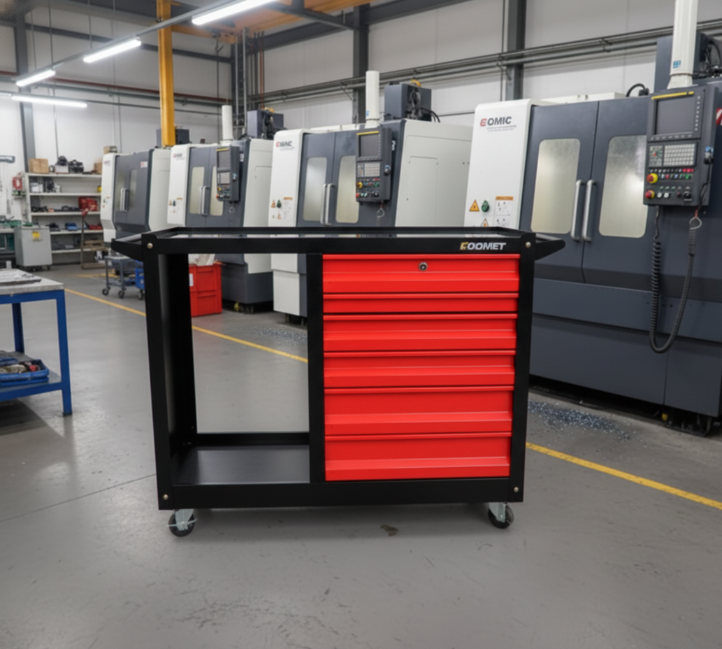 CNC Tool Cabinet - White